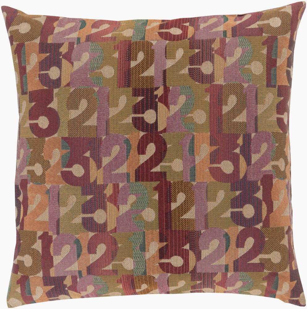 Shoop Shoop Accent Pillow, Decorative Pillow by Surya, 22" length x 22" width