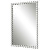 Serna White Vanity Mirror, by Uttermost, 20.5" width x 30" height x 2" depth thumbnail 5