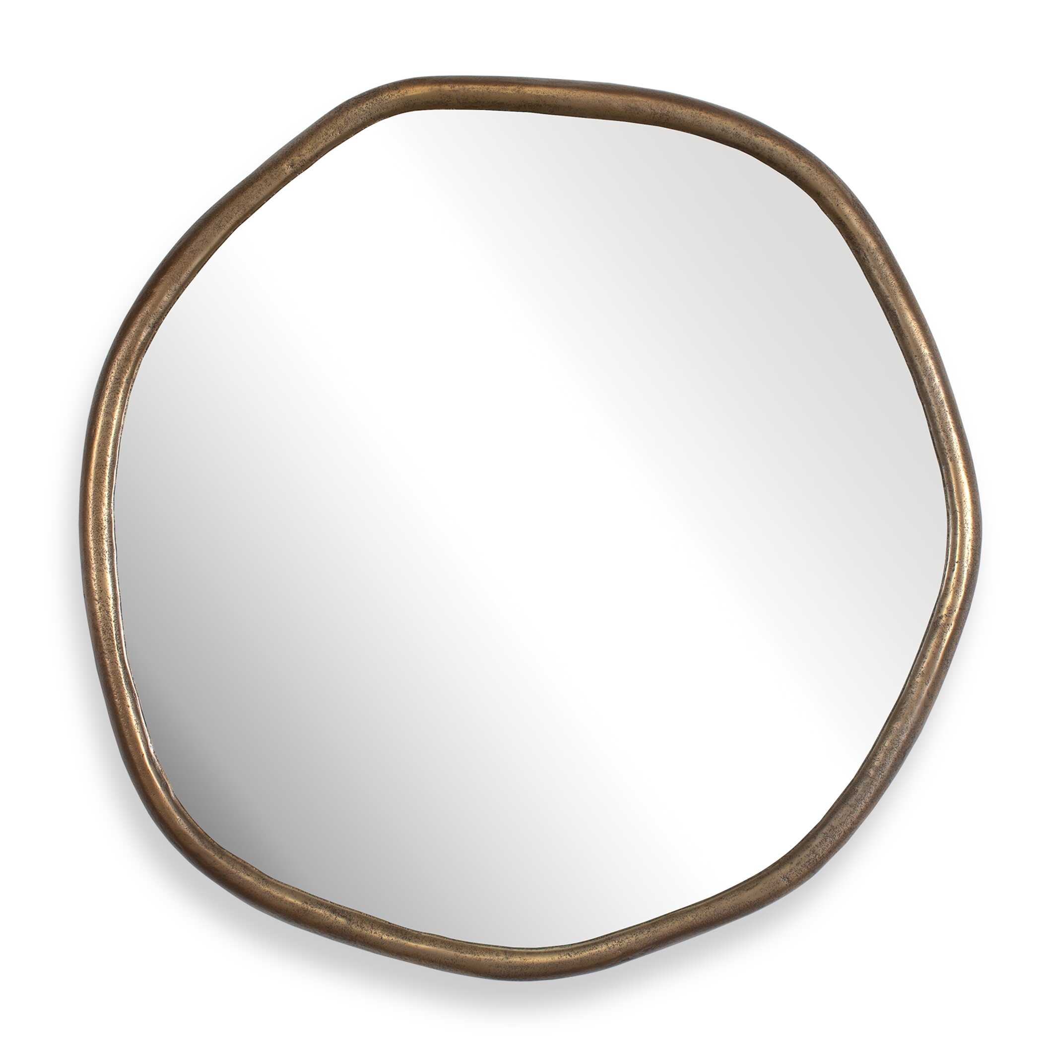 Ambrose Indoor-Outdoor Round Mirror, by Uttermost, 39" width x 39" height x 1" depth View 1