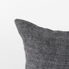 Sibyl 13x21 Black Fabric Striped and White Fringed Pillow Cover, Decorative Pillow by Mercana, 13" length x 21" width x 0.2" height thumbnail 10