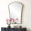 Monarch Scalloped Arched Vanity Mirror, by Uttermost, 2' width x 2'6.5" height x 1" depth thumbnail 4