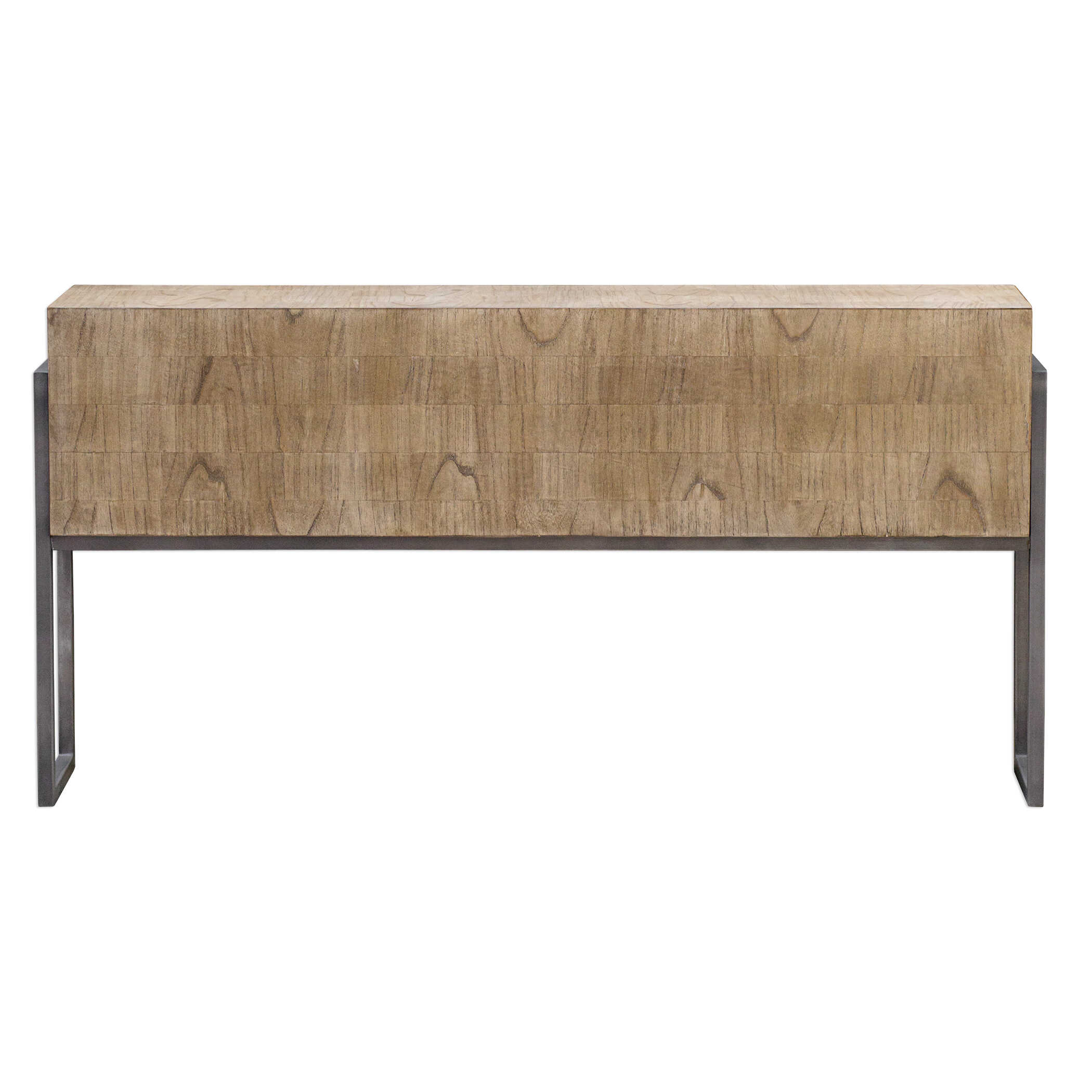 Nevis Contemporary Console Table, Furniture by Uttermost, 60" width x 31" height x 12" depth View 5