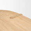 Sohan 91'L x 38'W Oval Dining Table | Light Brown Wood | Seats 8, by Mercana, 91" length x 38" width x 30" height thumbnail 8