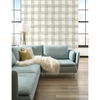 Watercolor Check Grey & White Wallpaper thumbnail 1