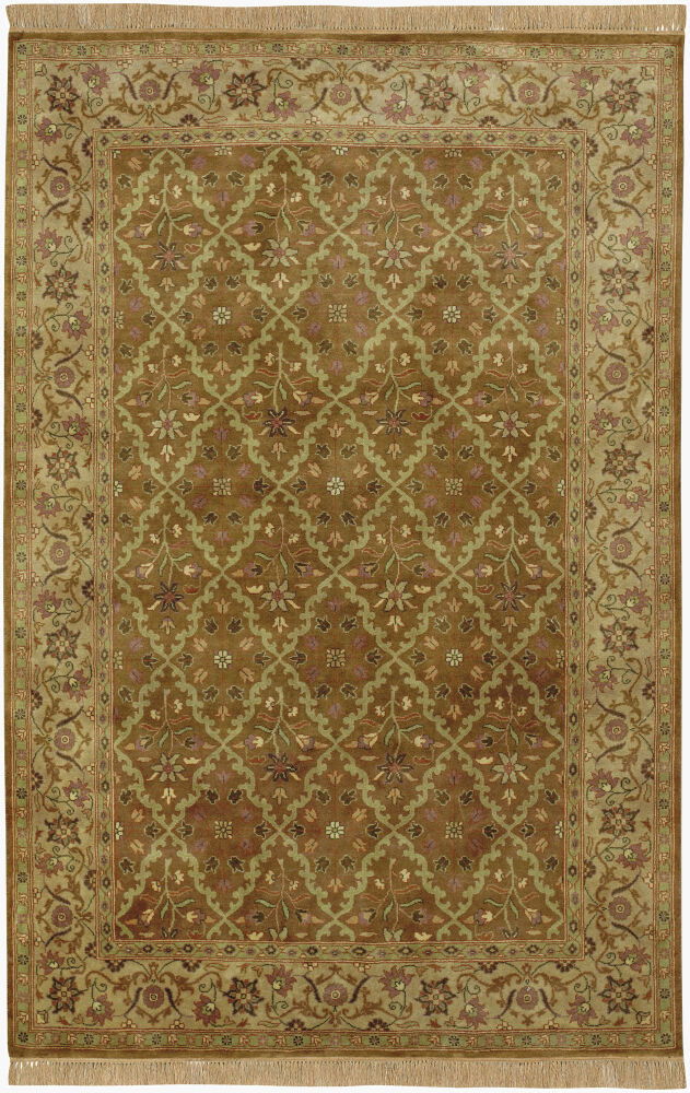 Taj Mahal Handmade Rug, by Surya, 8' length x 2'6" width