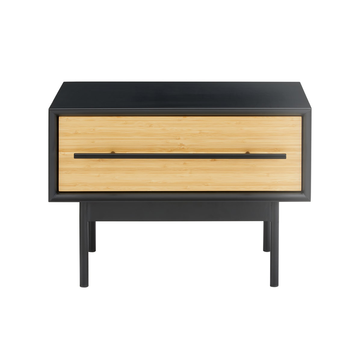 Santa Cruz 1 Drawer Nightstand, Wheat, by Greenington, 15.75" length x 22" width x 15.5" height View 5