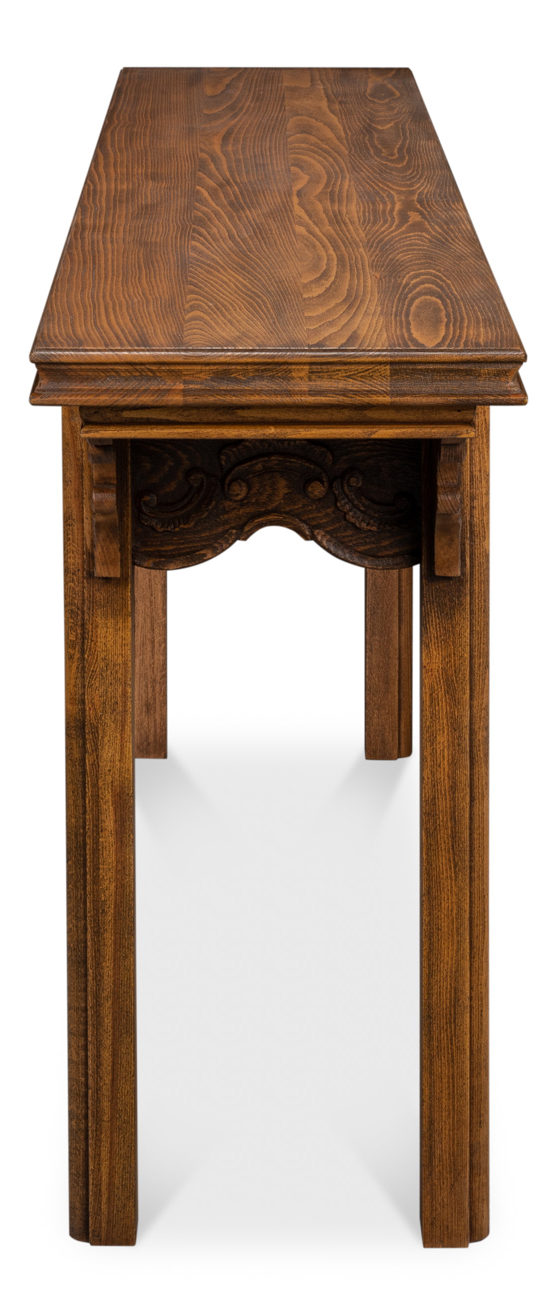 Equestrian Console Table, by Sarreid, 1'3" length x 6'4" width x 2'8" height View 3