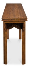 Equestrian Console Table, by Sarreid, 1'3" length x 6'4" width x 2'8" height thumbnail 3