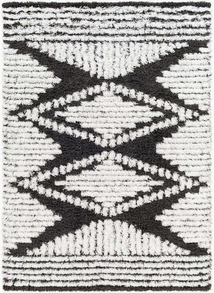 Urban Shag Machine Woven Rug, by Surya, 1'3.75" length x 1'3.75" width