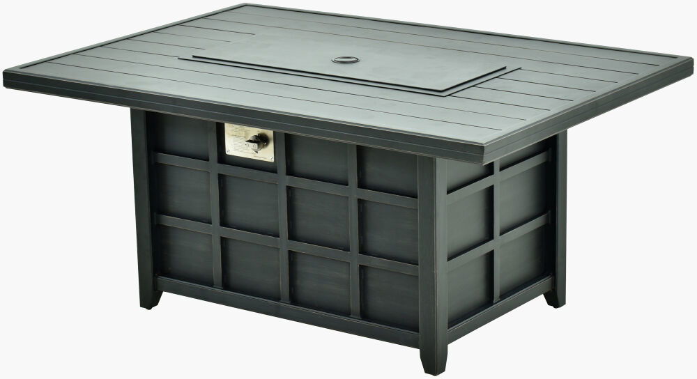 Fairborn Fire Table, Outdoor Fireplaces & Pit by Surya, 4'8" width x 2'1" height