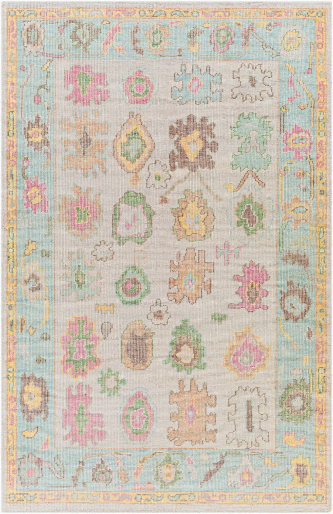 Kars Handmade Rug, by Surya, 9' length x 6' width