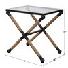 Braddock Coastal Accent Table, Side & End Table by Uttermost, 16.5" width x 22" height x 22" depth thumbnail 3
