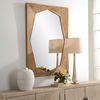 Marquise Natural Wood Mirror, by Uttermost, 35.5" width x 52.25" height x 2" depth thumbnail 4