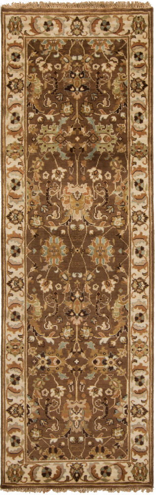 Taj Mahal Handmade Rug, by Surya, 8' length x 2'6" width