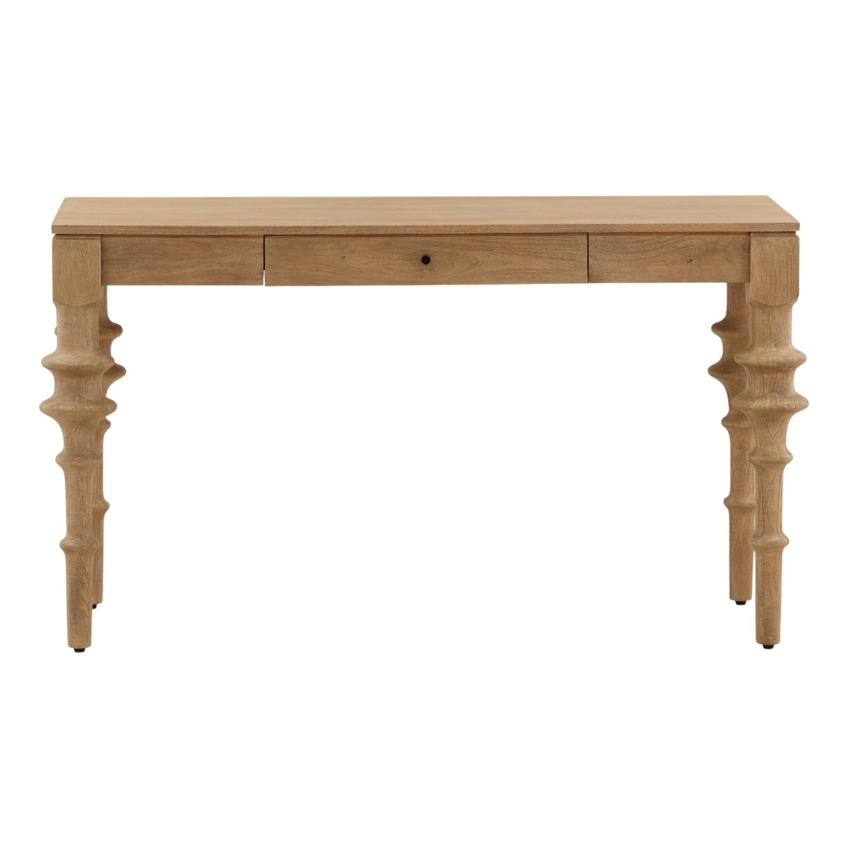 Savin Desk Natural, by Dovetail, 54" width x 30" height x 22" depth View 2