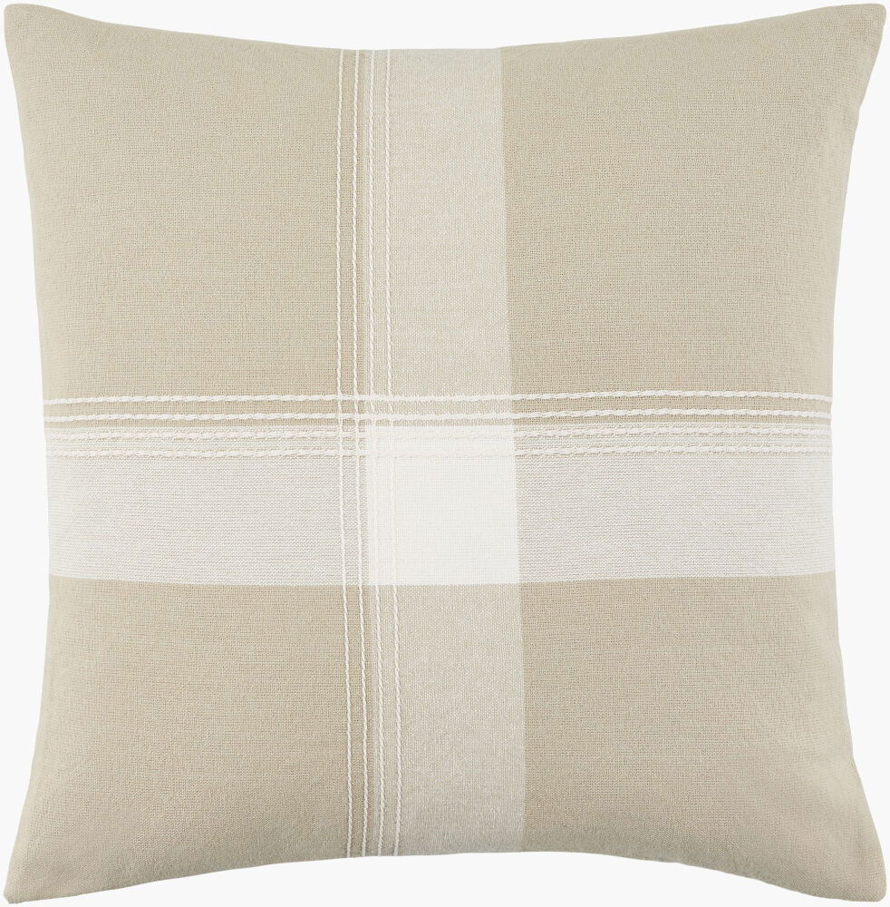 Wagga Accent Pillow Down, Decorative Pillow by Surya, 22" length x 22" width
