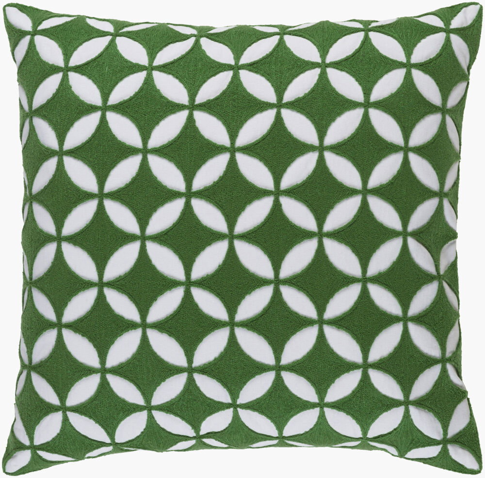 Perimeter Accent Pillow Down, Decorative Pillow by Surya, 22" length x 22" width