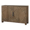 Layton Geometric Console Cabinet, Furniture by Uttermost, 48.5" width x 33" height x 12.5" depth thumbnail 4