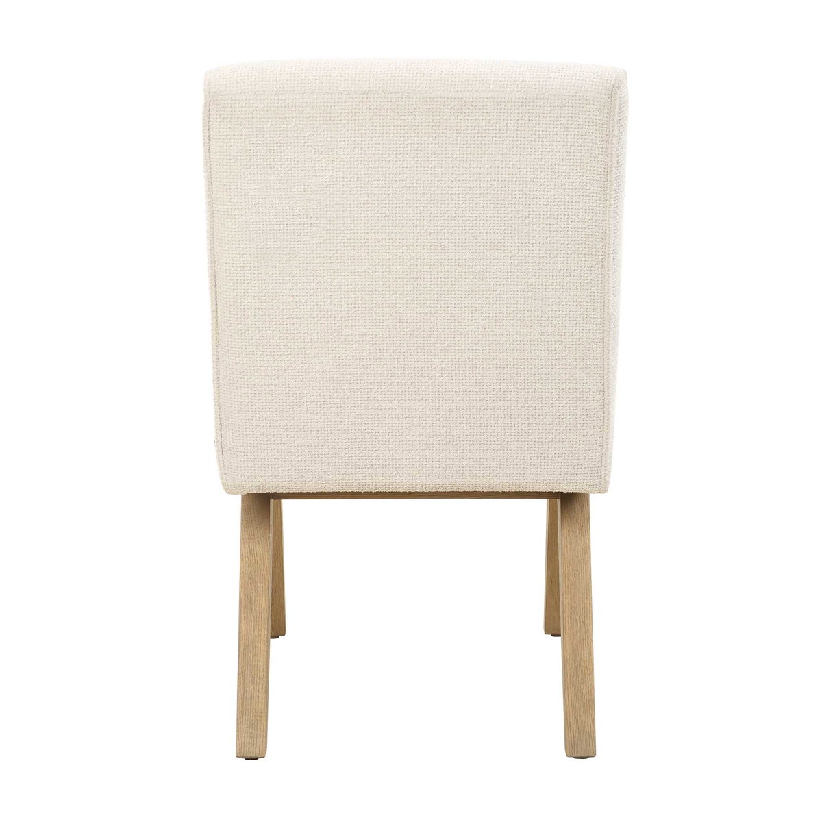 Blakely White Armless Dining Chair, by Uttermost, 20" width x 34.5" height x 27" depth View 6