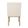 Blakely White Armless Dining Chair, by Uttermost, 20" width x 34.5" height x 27" depth thumbnail 6