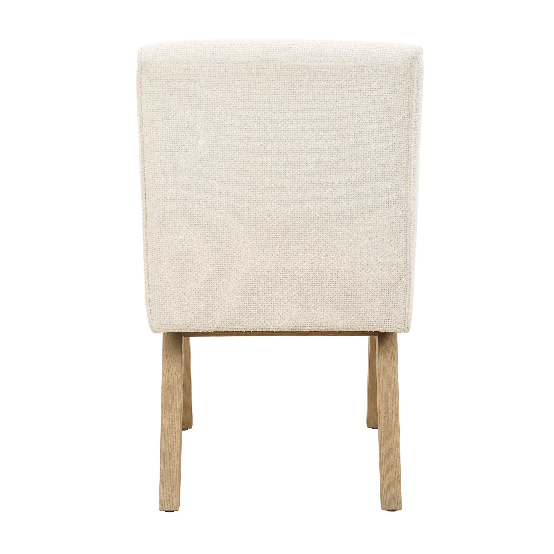 Blakely White Armless Dining Chair large image 