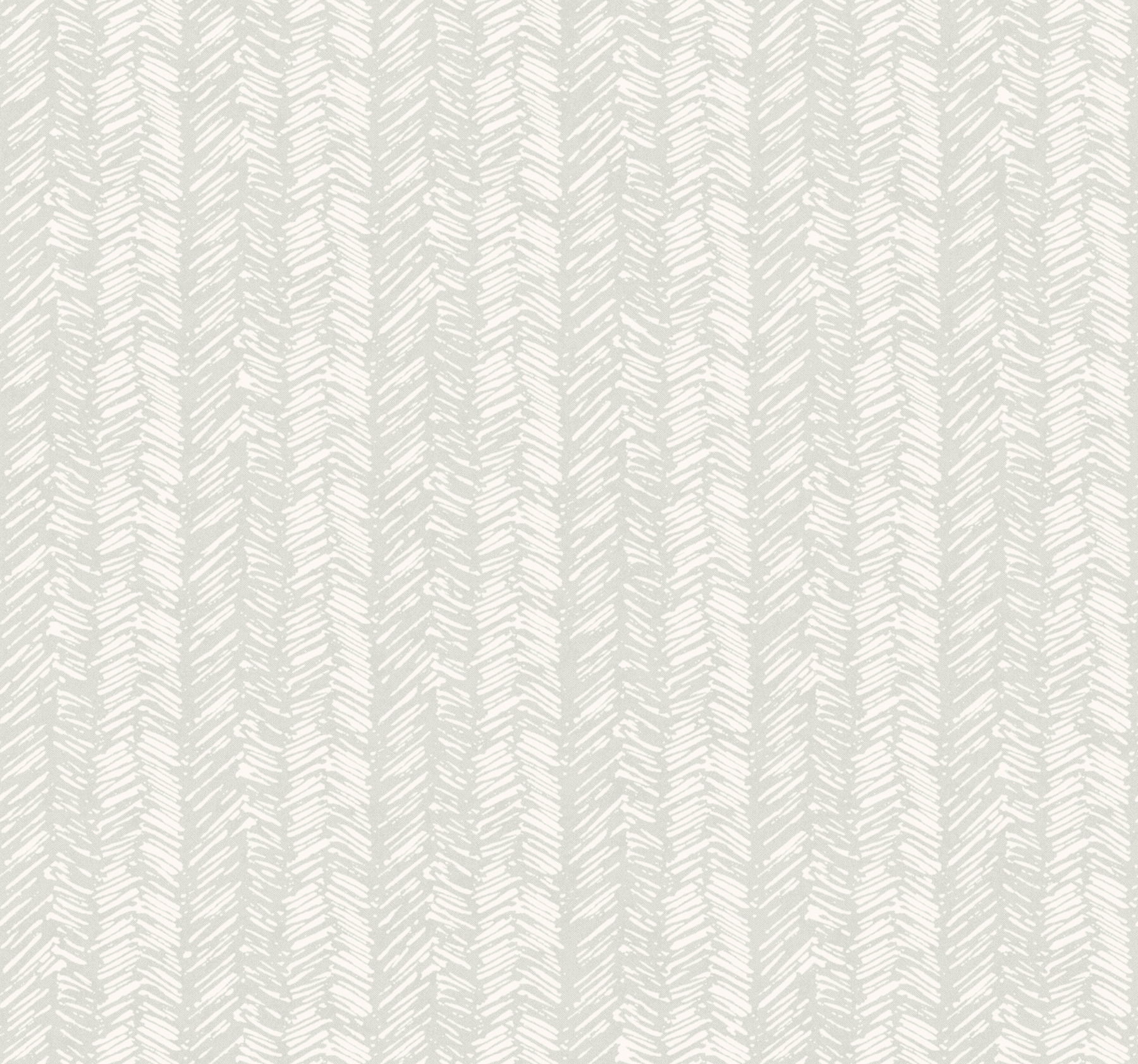 Fractured Herringbone Light Grey Wallpaper, by York Wall, 27' length x 2'3" width x 0.02" depth View 1