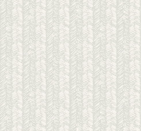 Fractured Herringbone Light Grey Wallpaper