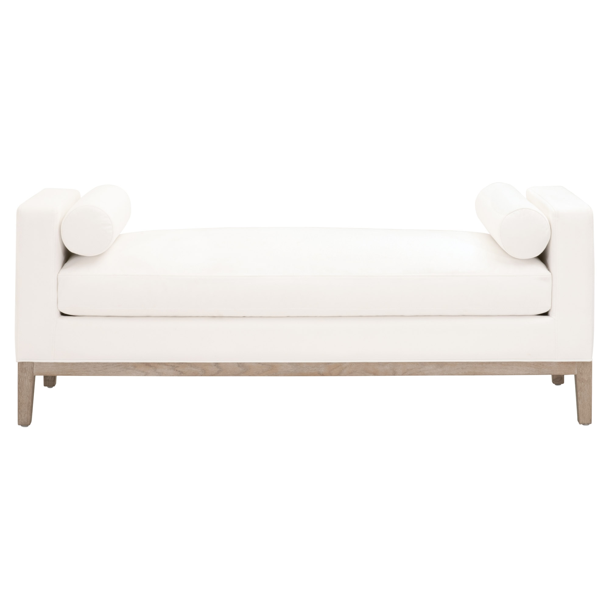 Keaton Upholstered Bench, Ottoman by Essentials for Living, 63" width x 24.5" height x 21.5" depth View 1