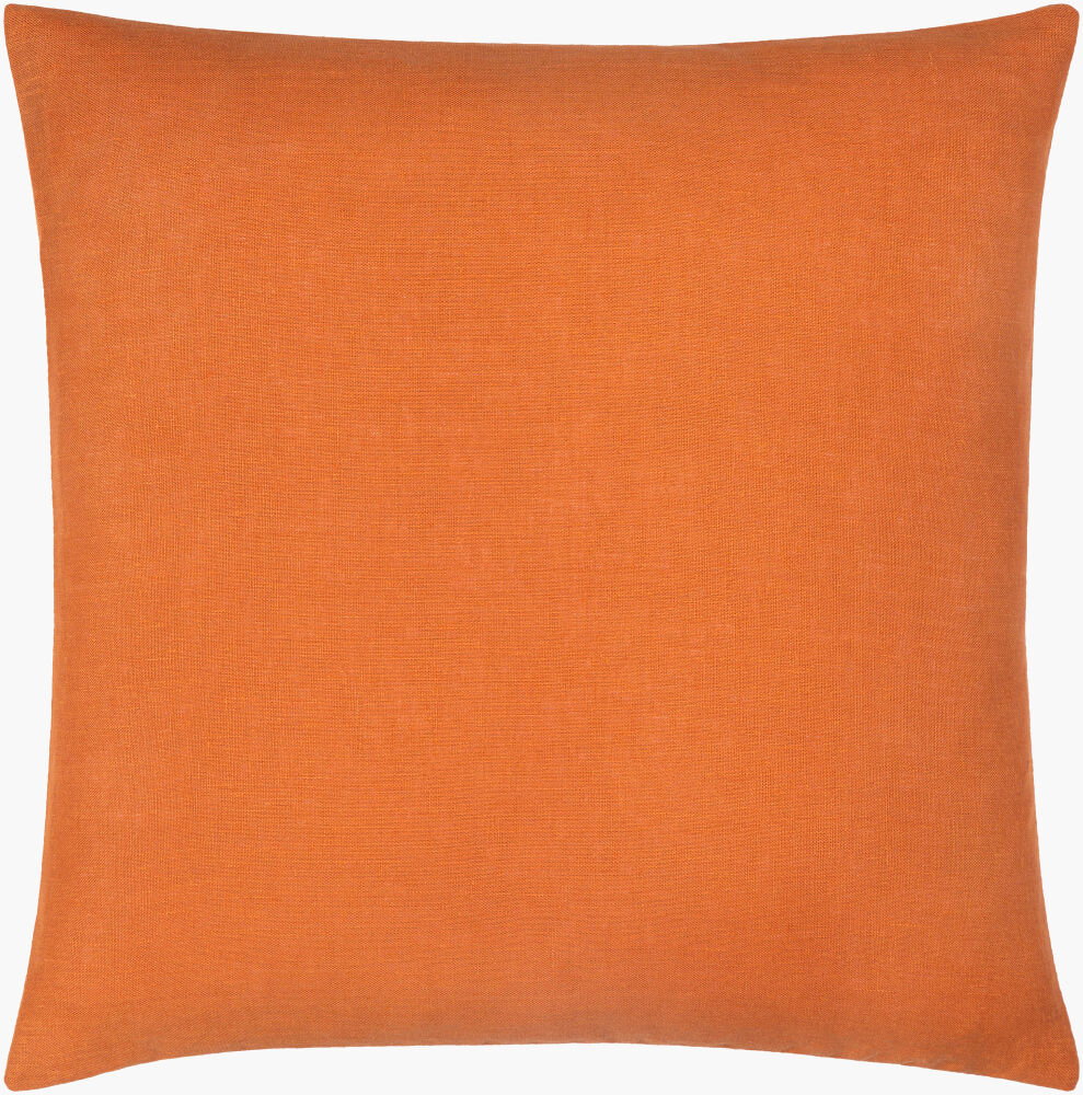 Linen Solid Accent Pillow, Decorative Pillow by Surya, 22" length x 22" width