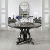 Maiva Round Black Dining Table, Furniture by Uttermost, 56" width x 30" height x 56" depth thumbnail 2