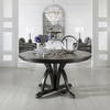 Maiva Round Black Dining Table, by Uttermost, 56" width x 30" height x 56" depth thumbnail 2