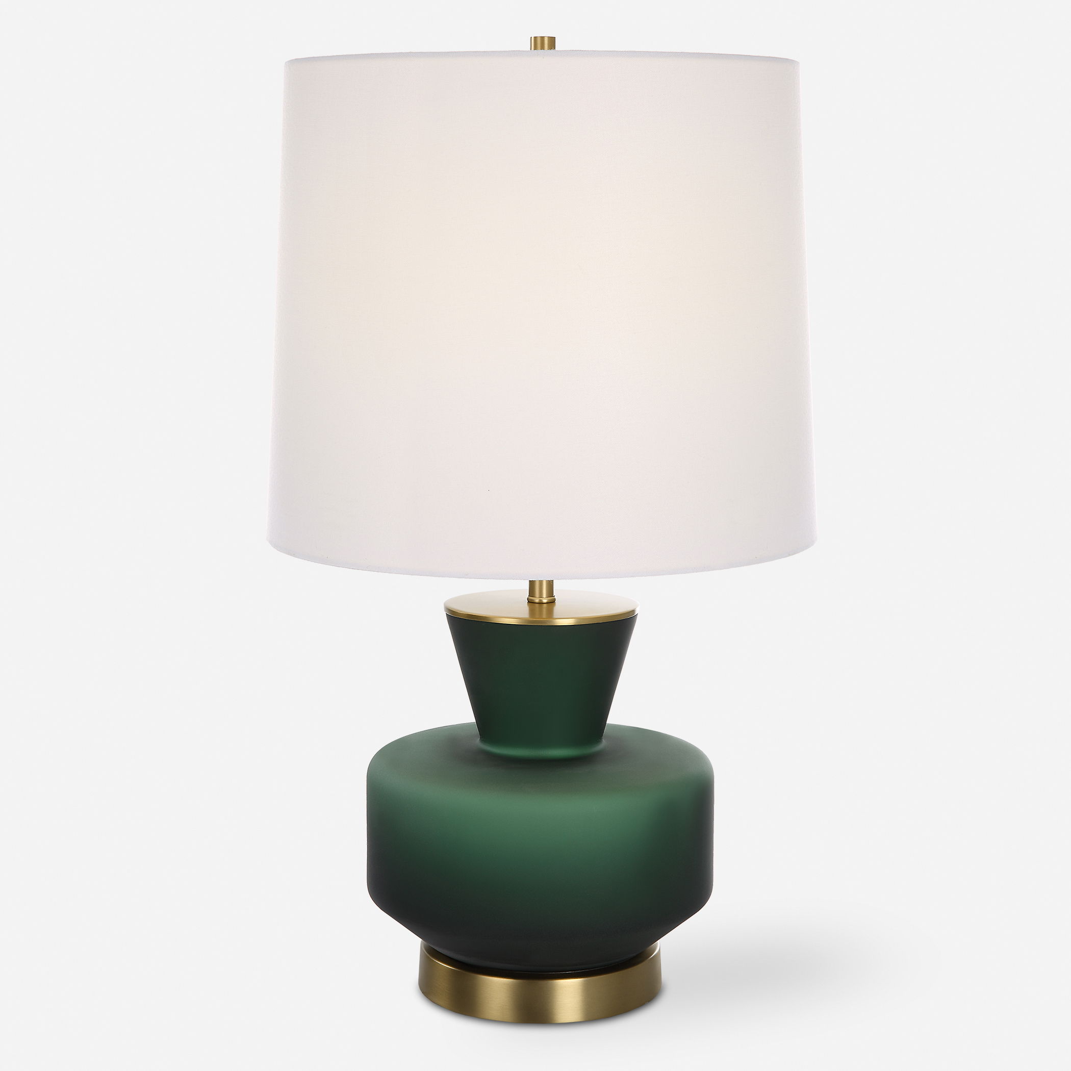 Trentino Dark Emerald Green Table Lamp large image 