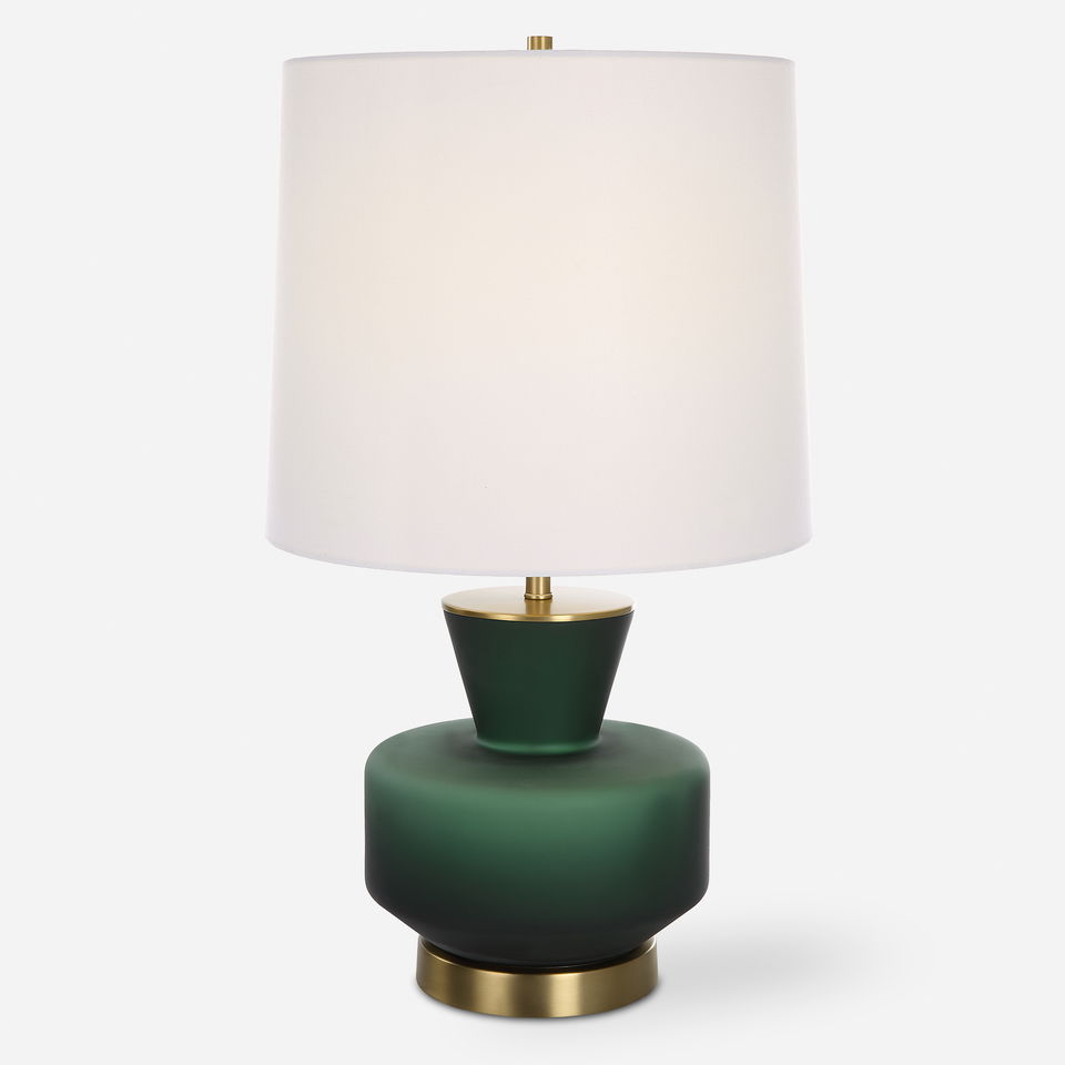 Trentino Dark Emerald Green Table Lamp