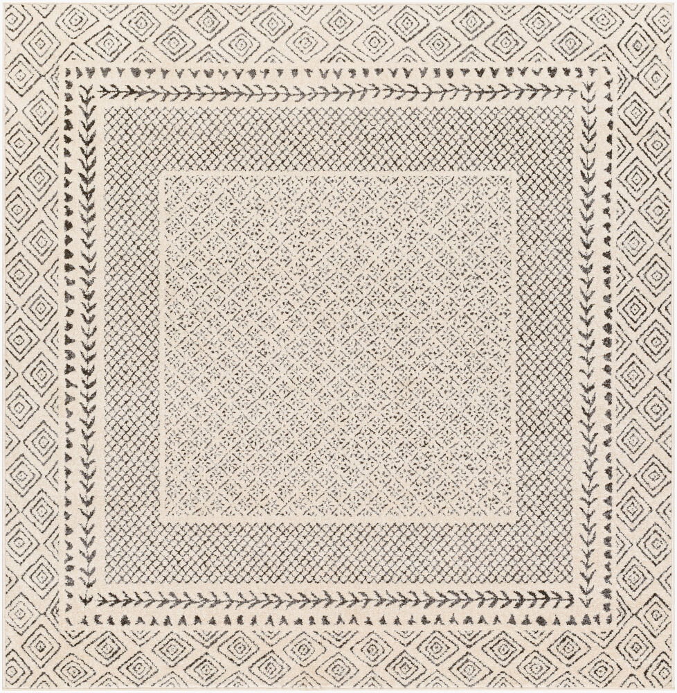 Bahar Machine Woven Rug, by Surya, 6'6.74" length x 6'6.74" width