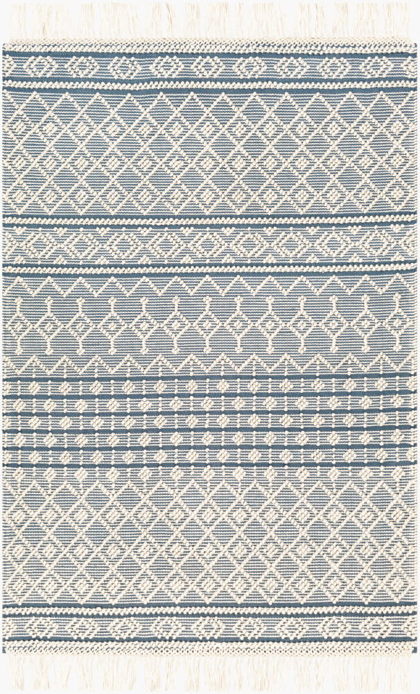 Farmhouse Tassels Handmade Rug, by Surya, 3' length x 2' width