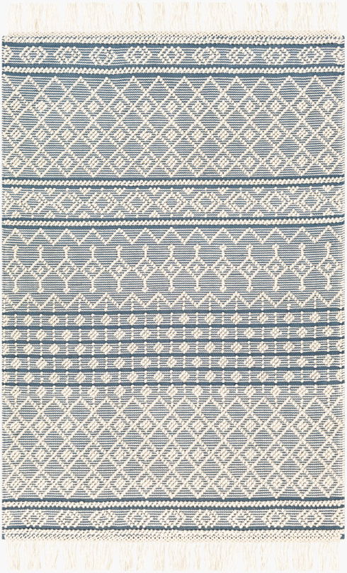 Farmhouse Tassels Handmade Rug