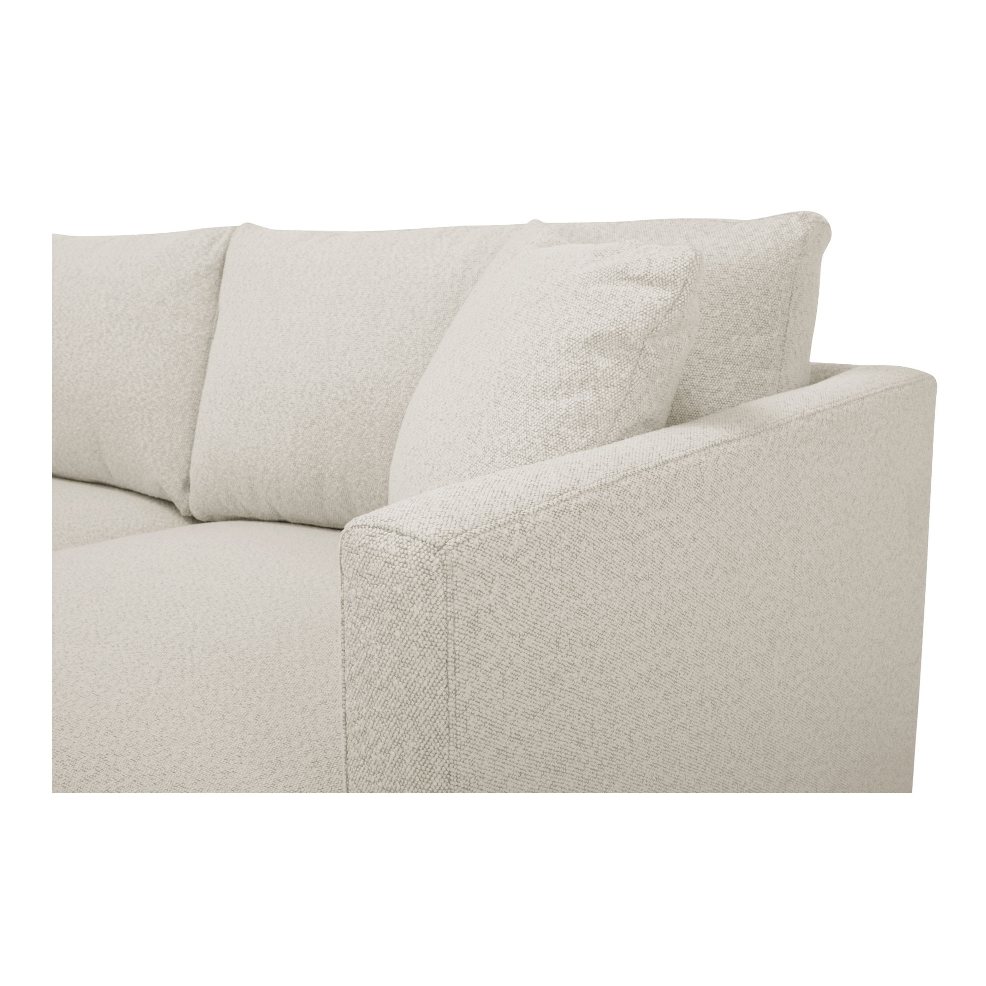 Bryn Sectional Left Oyster large image 
