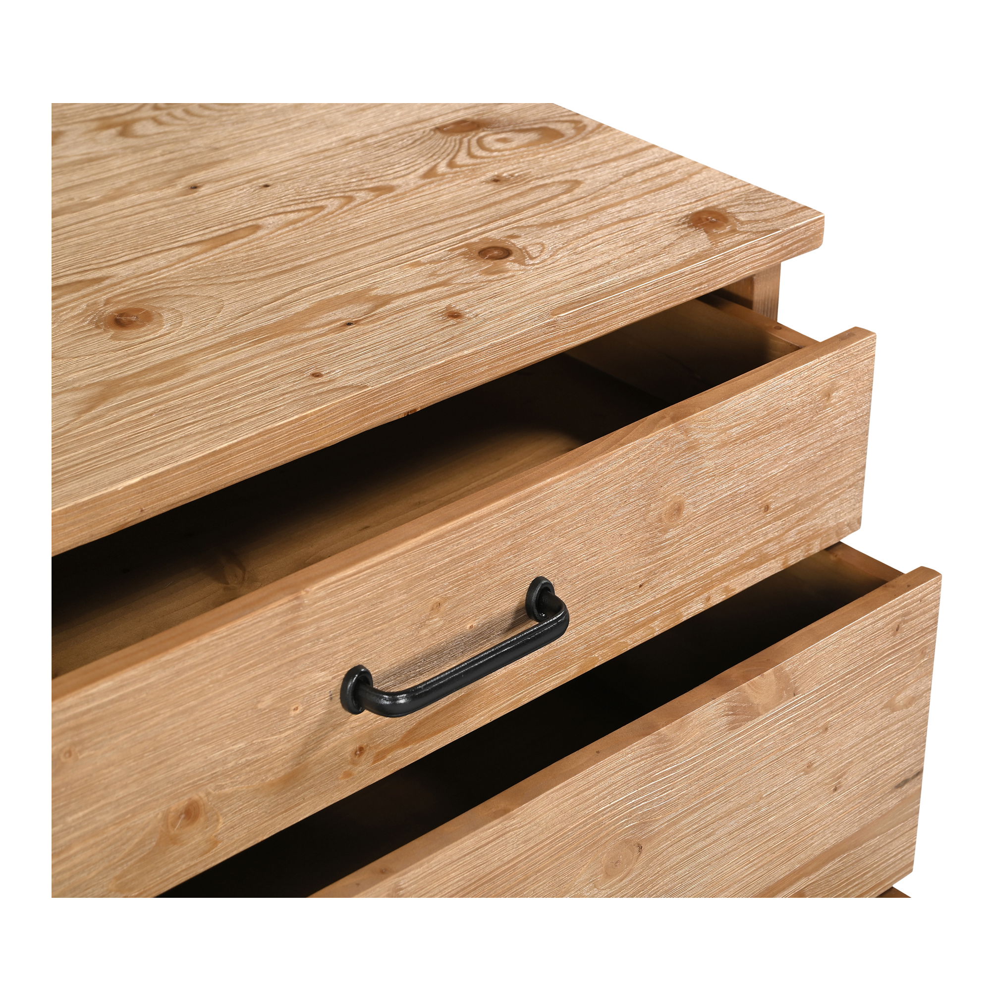 Tade 3 Drawer Nighstand Honey Pine large image 