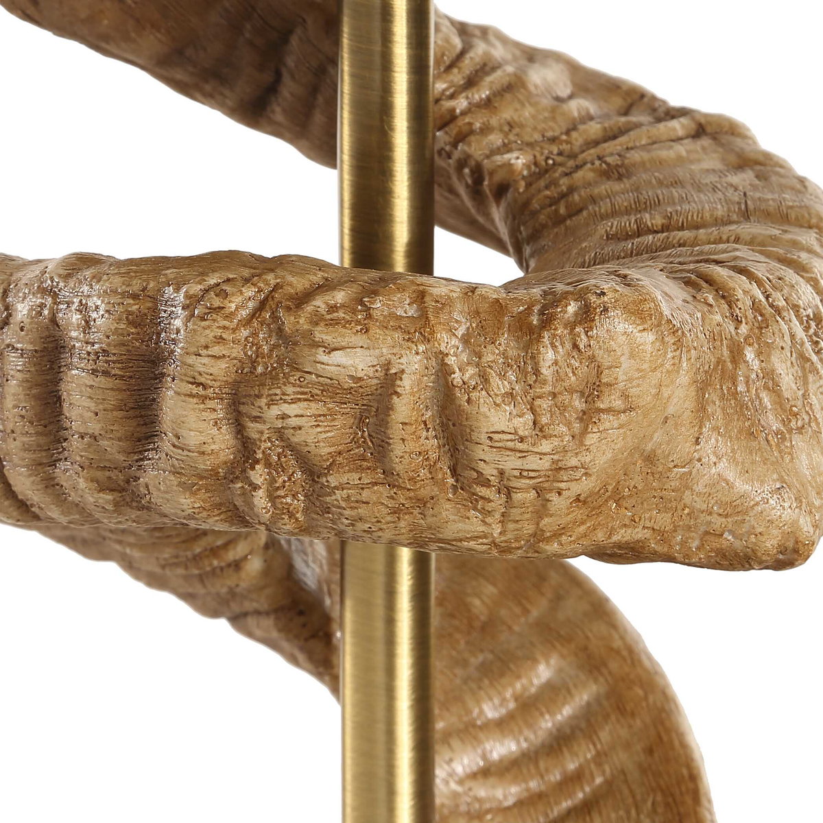 Rams Horn Table Lamp, by Uttermost, 15" width x 33.5" height x 15" depth View 7