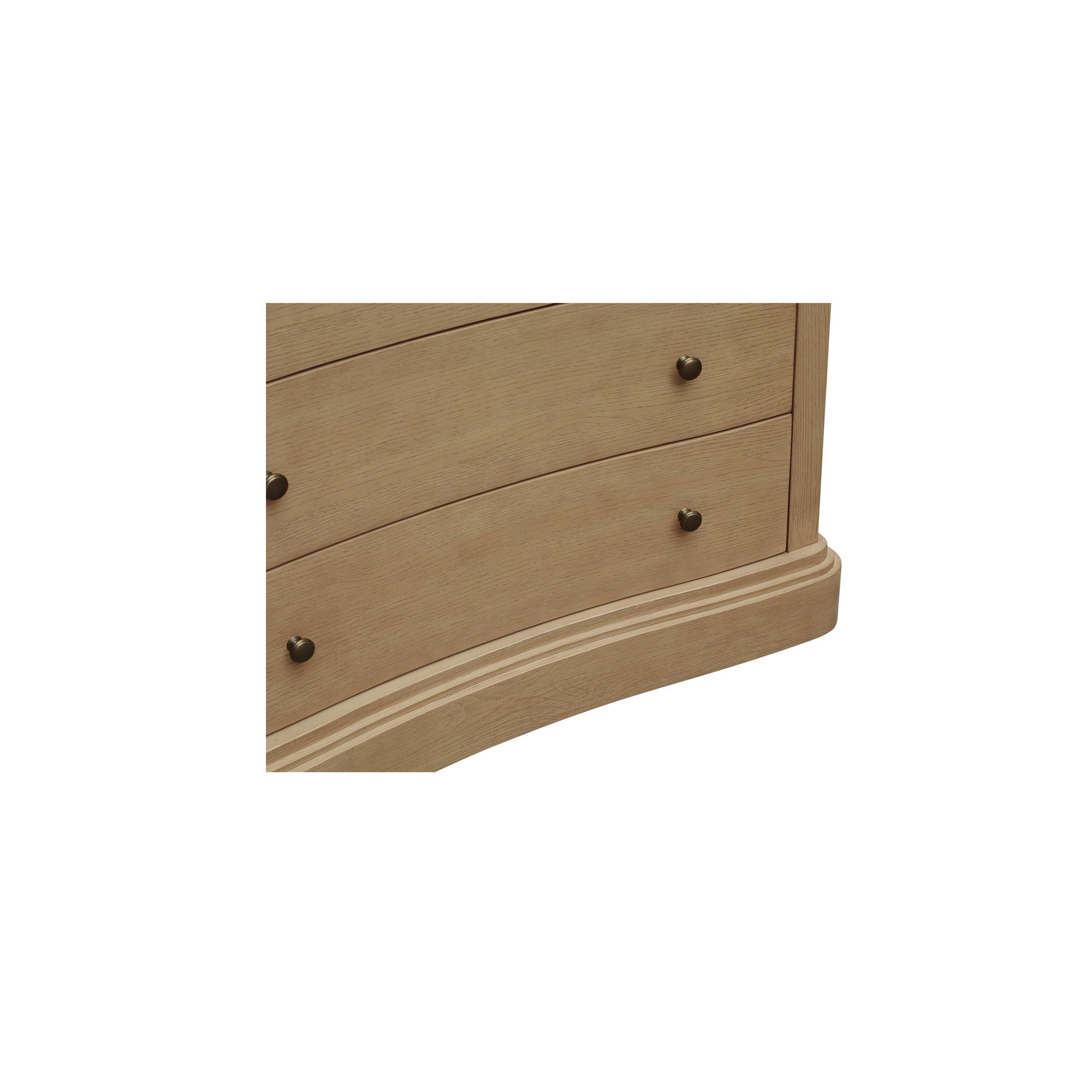 Clarence 6 Drawer Dresser Natural, by Moe's Home, 72" width x 32" height x 18" depth View 5