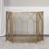 Rosen Gold Fireplace Screen, by Uttermost, 52.5" width x 34" height x 0.87" depth thumbnail 3