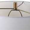 Wisp White Table Lamp, by Uttermost, 18" width x 32.5" height x 18" depth thumbnail 7