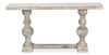 Stacy Double Pedestal Console, Console Table by Sarreid, 61" length x 15" width x 30" height thumbnail 2