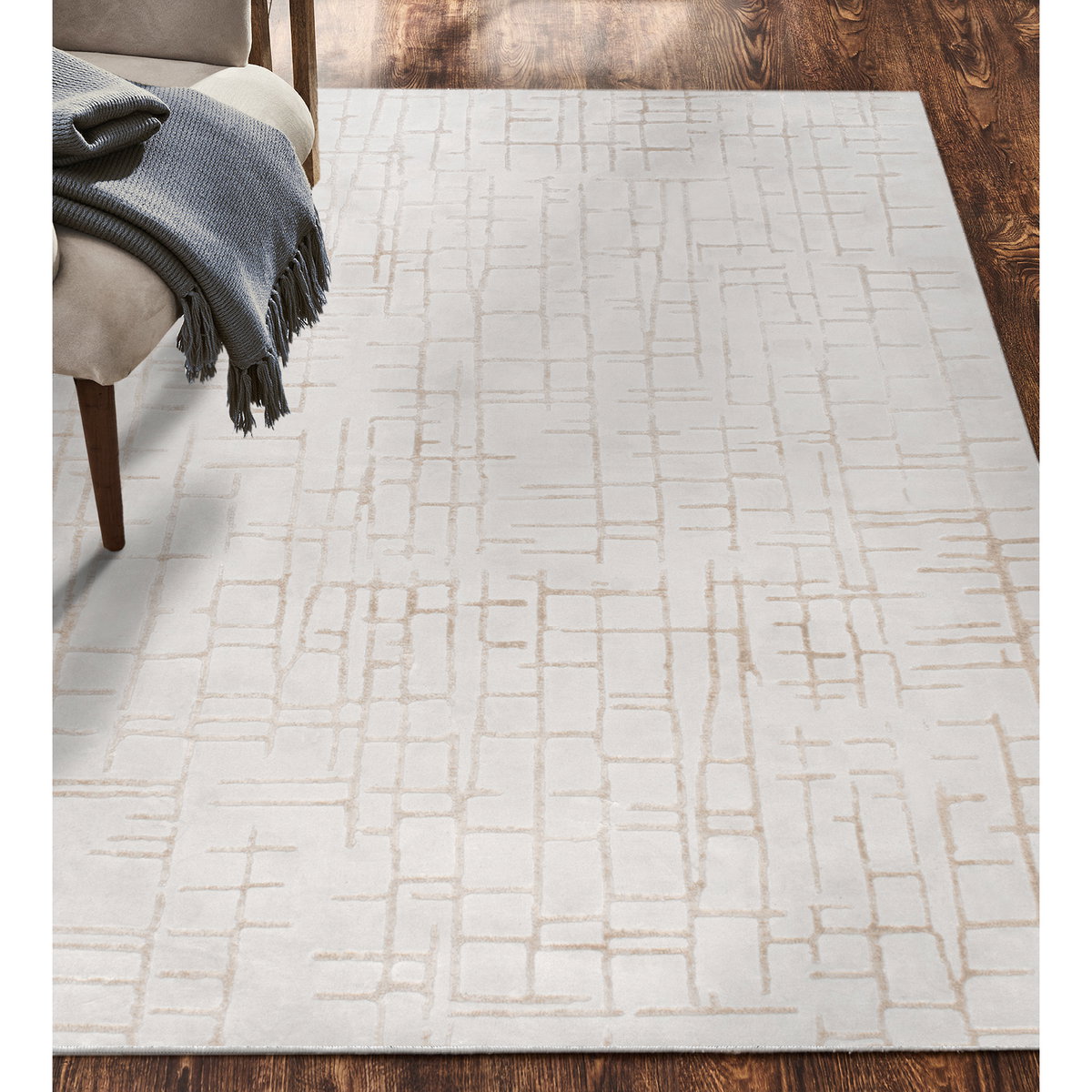 Ariella Indoor Rug, by Renwil, 5'3" width x 7'2.6" height View 6