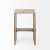 Aida 26' Seat Height Light Gray Wood Counter Stool thumbnail 4