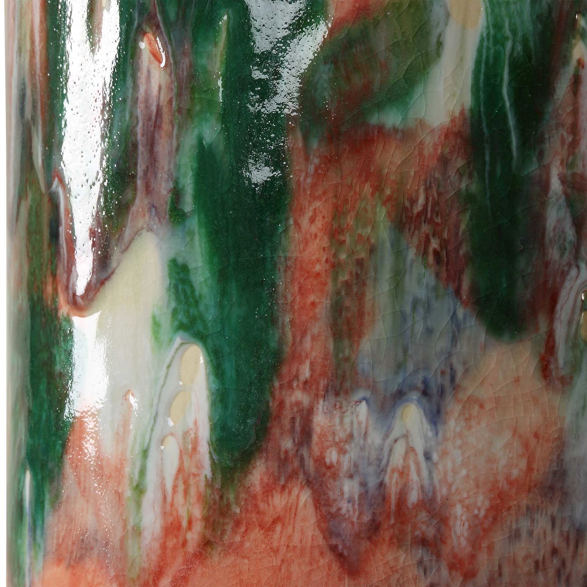 Verdant Multi-Colored Table Lamp, by Uttermost, 18" width x 27.75" height x 18" depth View 8