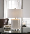 Modica Taupe Ceramic Lamp, by Uttermost, 1'4" width x 2'1.5" height x 9" depth thumbnail 4