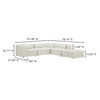 Lowtide Dream Modular Sectional Warm White thumbnail 11