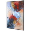 Summer Sunset Abstract Art, by Uttermost, 49.5" width x 73.5" height x 1.75" depth thumbnail 5