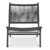 Palma Outdoor Lounge Chair Black, Accent Chair by Moe's Home, 25.5" width x 31" height x 35" depth thumbnail 1
